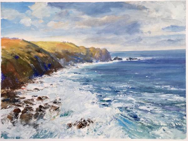 - Oil on Board, Painting by David Rust, measuring 28 x 39 cm (H x W) framed at 47 x 58 cm £750